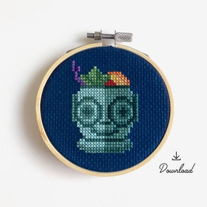 Mai Tai Mug - Cross Stitch Pattern