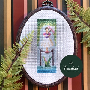 Haunted Mansion Painting No. 1 - Cross Stitch Pattern