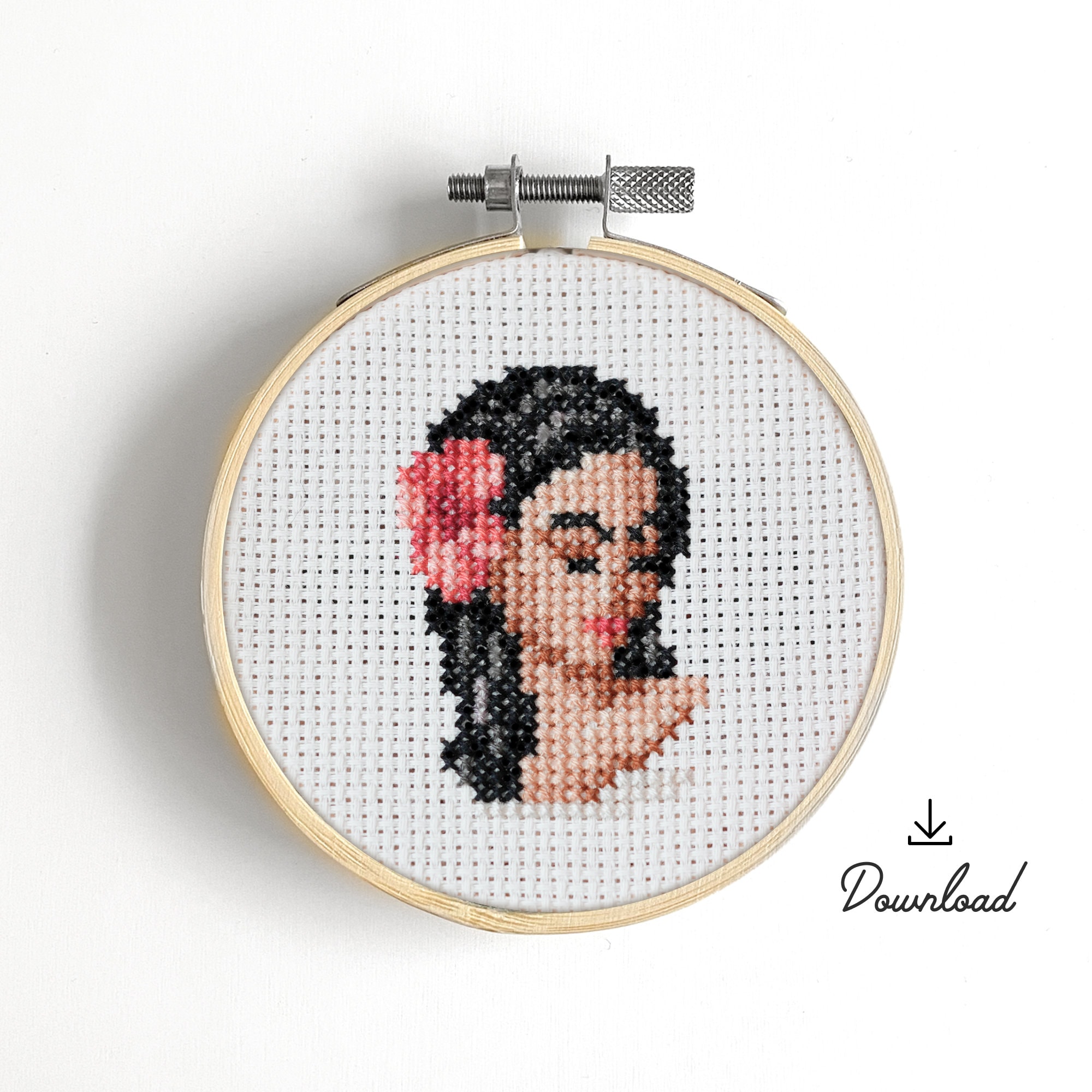 Hula Bust - Cross Stitch Pattern