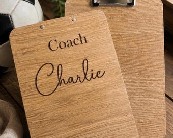 Teacher Gift, Personalised clip bard, football coach, rugby coach, tennis coach, coach gift, sports gift.