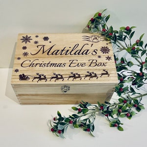 Christmas Eve Box, Personalised Christmas Eve Gift  Box. Children's Christmas Eve Gift Box