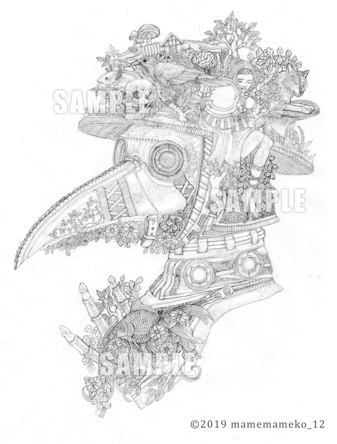 Plague Doctor Printable Coloring Page for Adultsjpg | Etsy