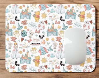 Disney Castle | Dumbo | Pooh | Bo Peep | Mousepad | Mouse Pad | Coaster | MP142