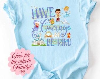 Disney Cinderella Have Courage and Be Kind T-Shirt Bodysuit T-5062