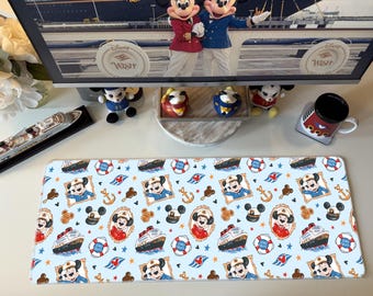 Captain Minnie | Mickey | Desk Mat | Mouse Pad | Coaster | DM124