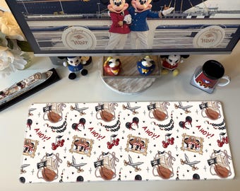 Pirate Night | Ship | Mickey | Desk Mat | Mouse Pad | Coaster | DM112