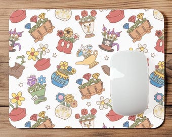 Disney Characters | Planters | Flowers | Mousepad | Mouse Pad | Coaster | MP140