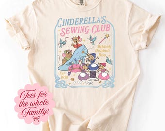 Disney Cinderella Sewing Club Bibbidi Bobbidi Boo Tee T-Shirt Bodysuit T-5055