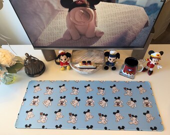 Evie the Towel Animal | Disney Cruise Line | Desk Mat | Mouse Pad | Coaster | Castle | Style 173