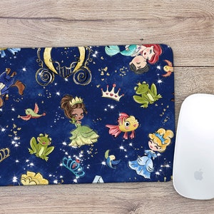 Happily Ever After | Tiana | Cinderella | Ariel | Mousepad