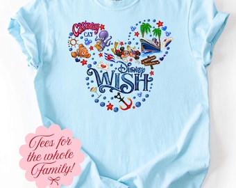 Disney Cruise Line Wish Ship Castaway Cay T-Shirt Bodysuit T-5066