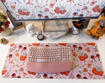 Halloween | Fall | Coquette | Minnie Ears | Tis the Season | Desk Mat | Mouse Pad | Coaster | DM250