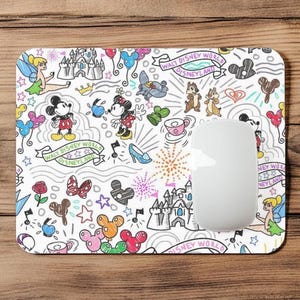 Disney Dooney & Bourke | Mickey Minnie | Balloons | Parks | Mousepad | Mouse Pad | Coaster | Castle | Tinkerbell | MP101