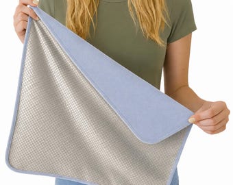 EMF Protection Blanket | Anti Radiation Shield for Phone & Laptop | Faraday Fabric EMF Blocking Mat | 18x18 RF Protection Pad