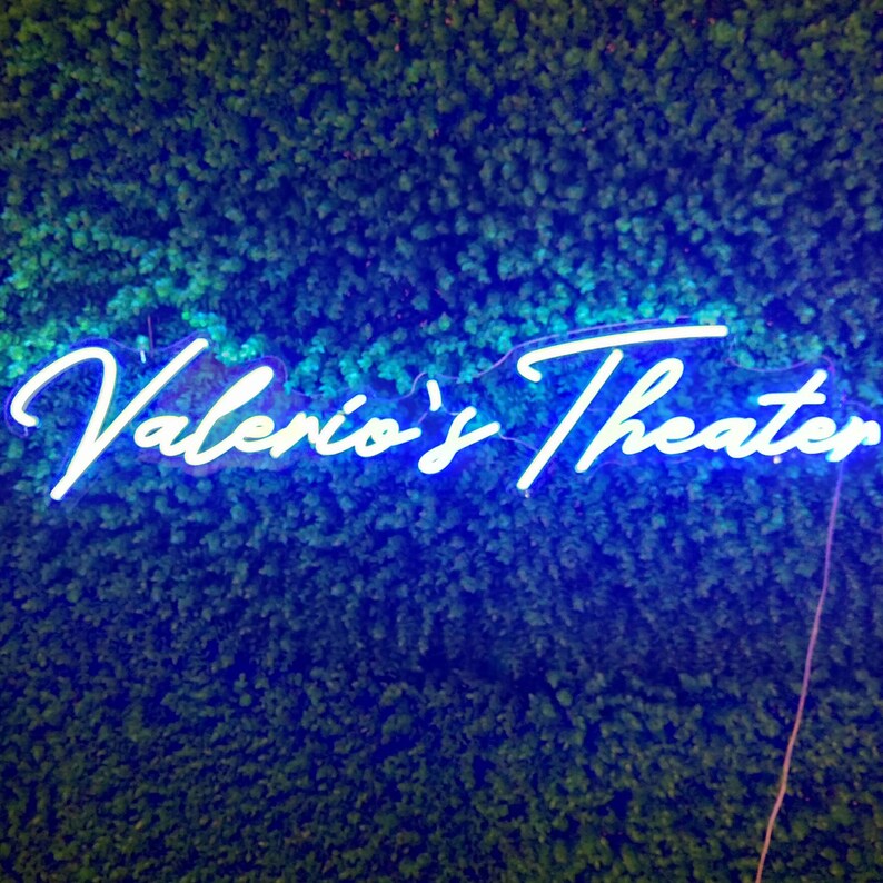 Business Name Logo Company Name Neon Sign LED Sign Neon Etsy