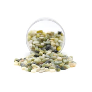 Jade Gravel Pebbles | Cactus & Succulent Top Dressing | Decorative Rocks | Houseplant Top Dressing | Rocks for Plants | 1lb / 2.5lb / 5lb