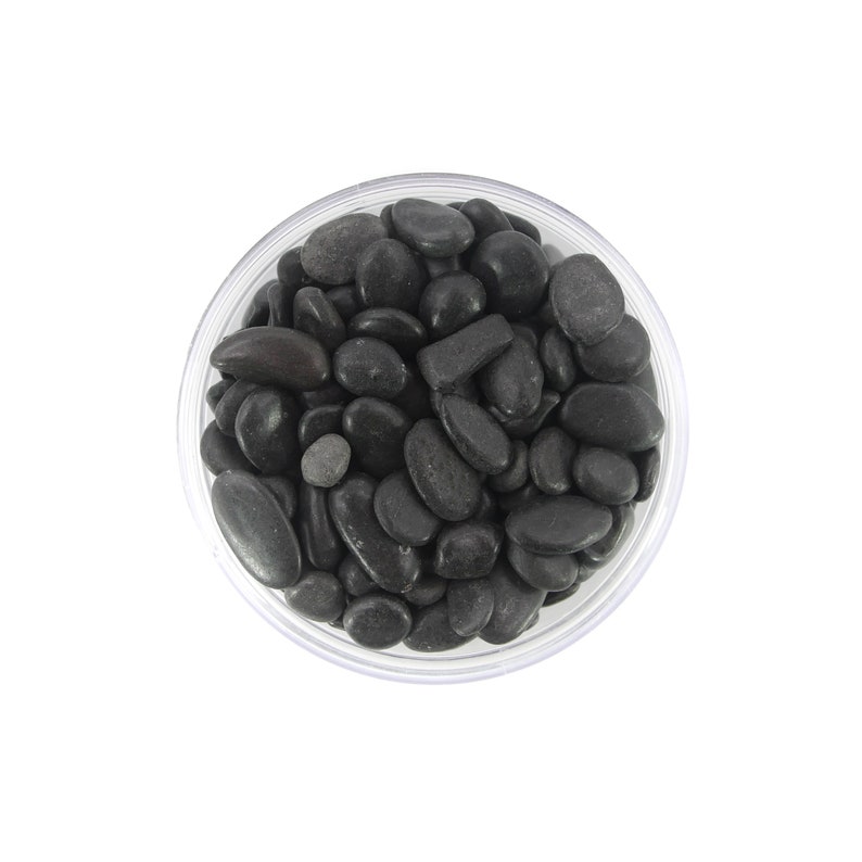 Black Gravel Pebbles Cactus & Succulent Top Dressing Decorative Rocks Houseplant Top Dressing Rocks for Plants 1lb / 2.5lb / 5lb image 2