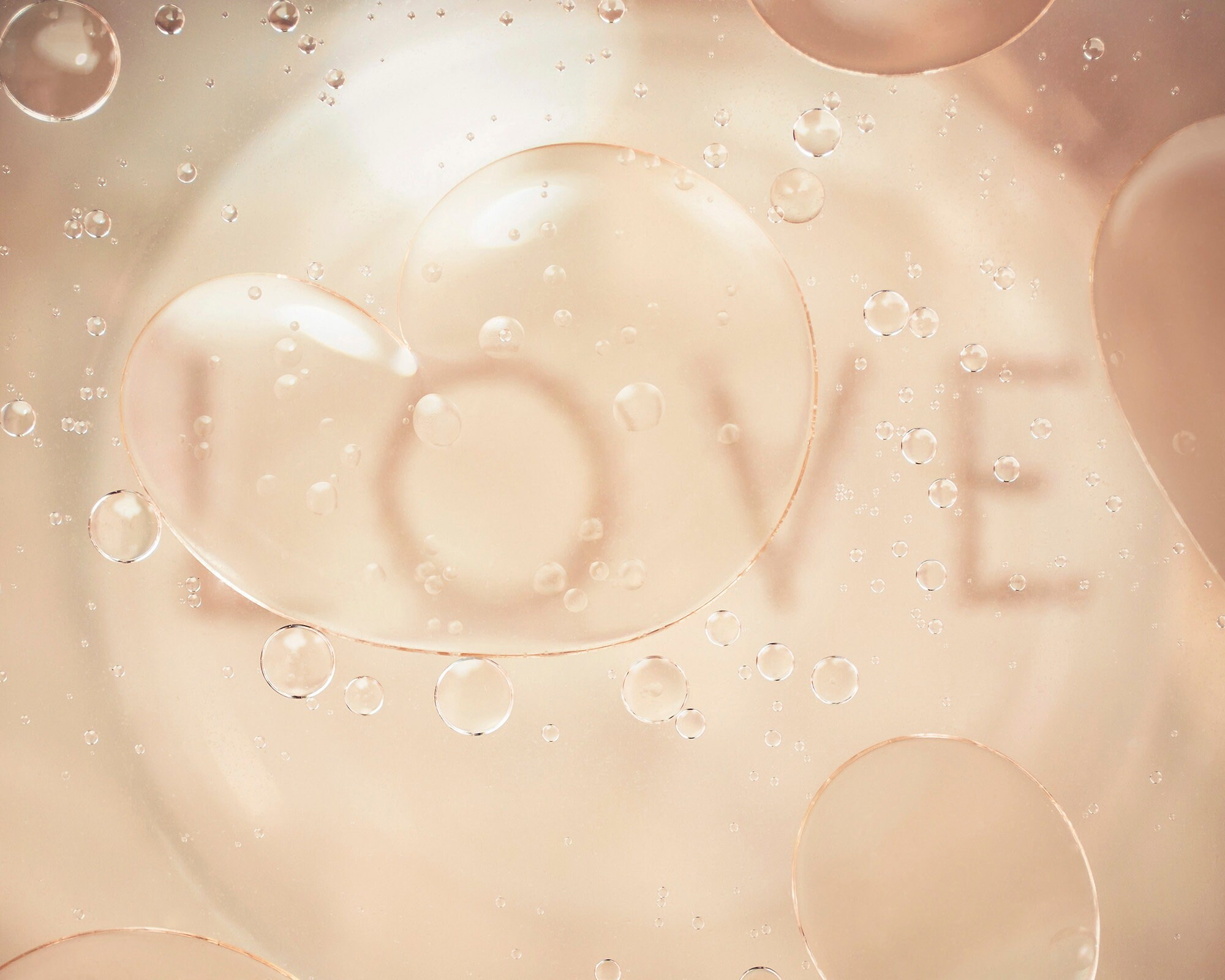 Abstract LOVE Heart in Bubbles Photographic Print Etsy UK