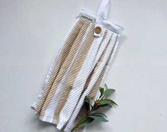 Country Road gestreepte hangende handdoek