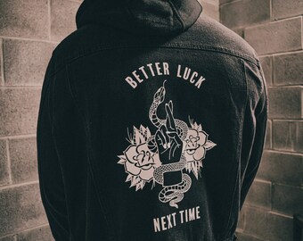jacket hoodie black