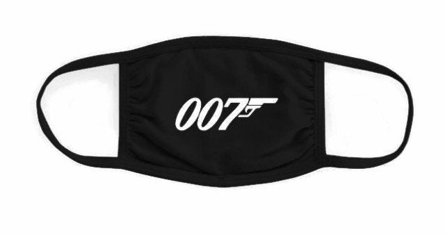 james bond - James bond face mask -Reusable - Washable Printed Face M…