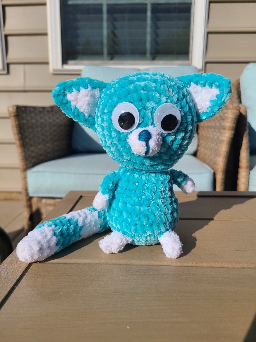 Plush Animals Plush Crochet Animals Crochet Puppy Toy Crochet Lemur