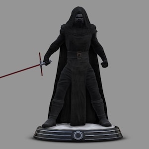 Kylo Ren 3D Printing Miniature Diorama