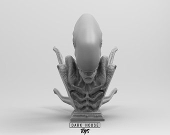 Alien Xenomorph Scout Bust 3D Printing Miniature