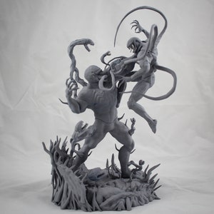 Venom Vs Carnage Diorama Resin Kit Unpainted