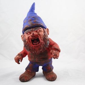 Evil garden Gnome 3D Print Model Kit For Decoration
