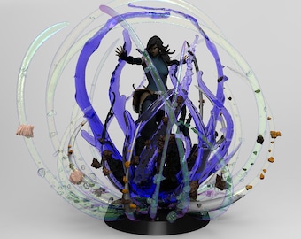 アバター コラ アバター ステート 火 水 土 空気 曲げ 3D プリント ジオラマ