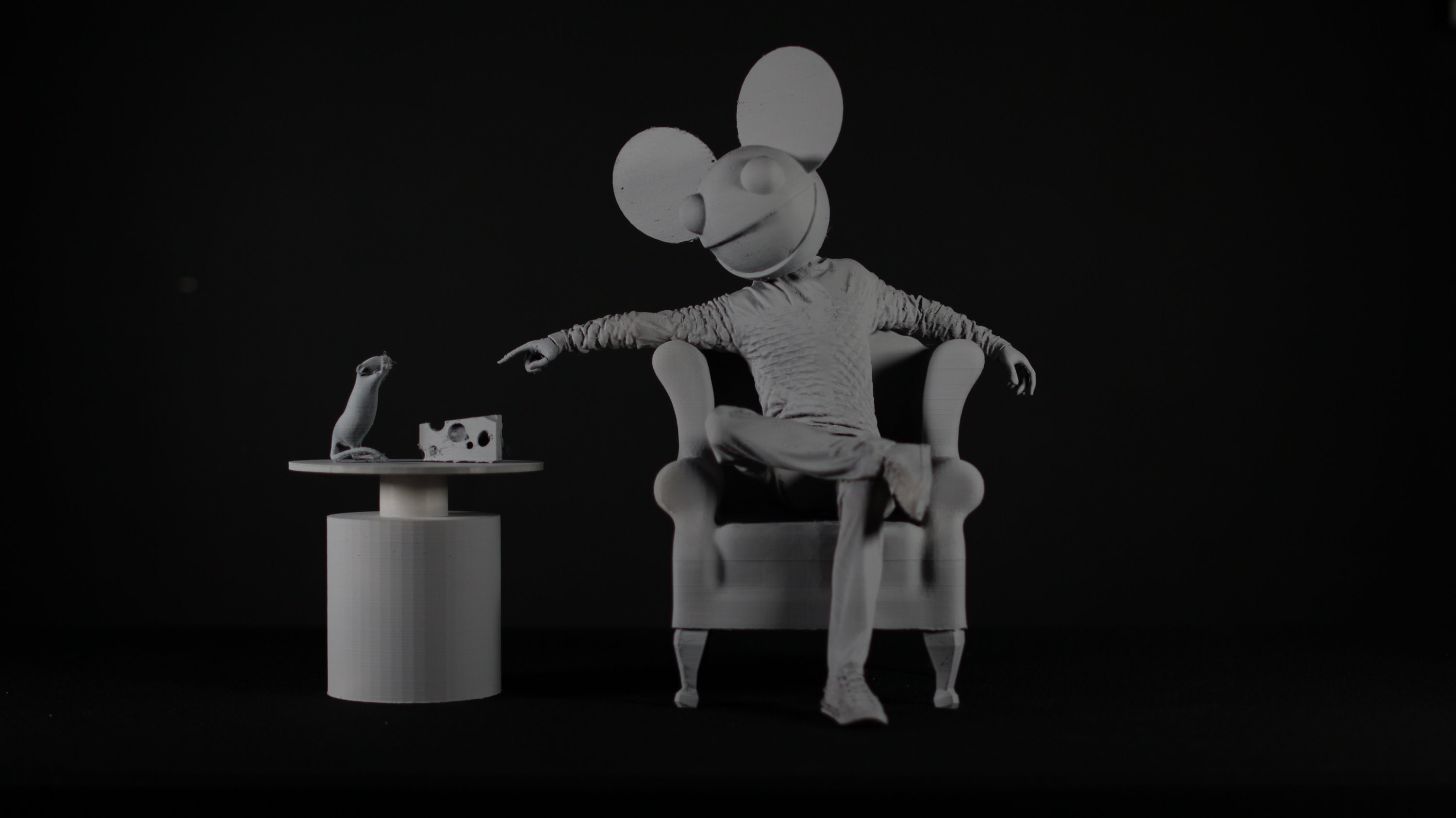 deadmau フィギュア DJ Deadmau5 3D Printing Diorama Model Kit - Etsy