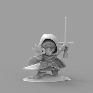 Chibi Kylo Ren 3D Printing Miniature
