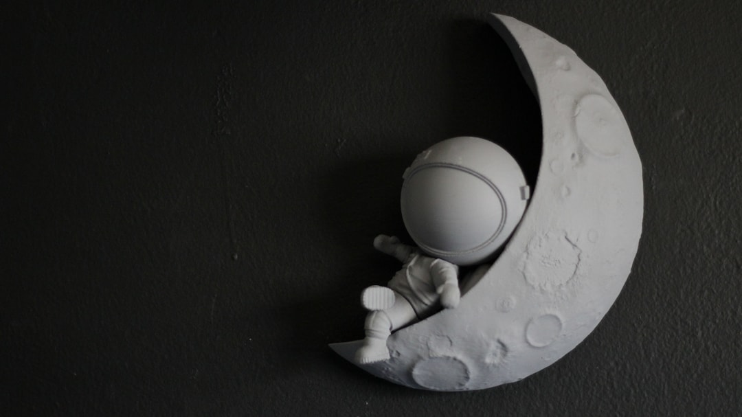 CUTE Chibi Spaceman Astronaut on Moon Art 3D Print Model Kit - Etsy