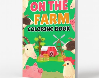 Farm Animals Coloring Book for Preschoolers (PDF)