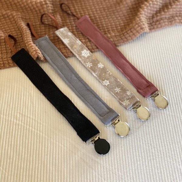 Fabric Pacifier Clip Etsy