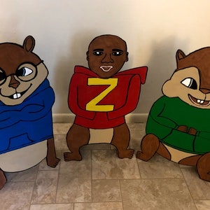 Handpainted Character Cutouts