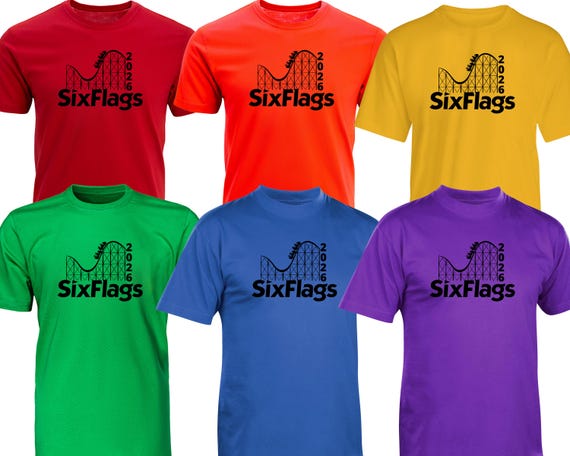 2026 Six Flag Vacation/trip Tshirts - Etsy