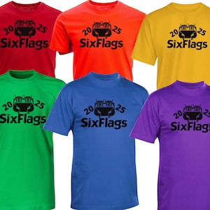 2025 Six Flags Urlaub/Reise Shirts