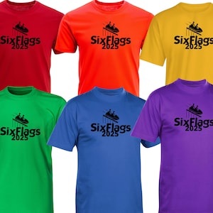 2025 Six Flaggen Coaster Shirts