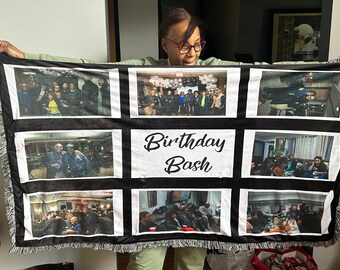 Custom Personalized Photo Blanket