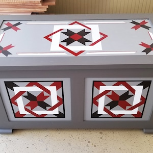Handcrafted Large Cedar Lined Blanket Chest