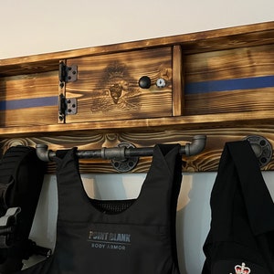Thin Blue Line | Duty Gear Holder | Custom Police Gift | Customized | Law Enforcement Gift | Customizable | Cop Gifts |