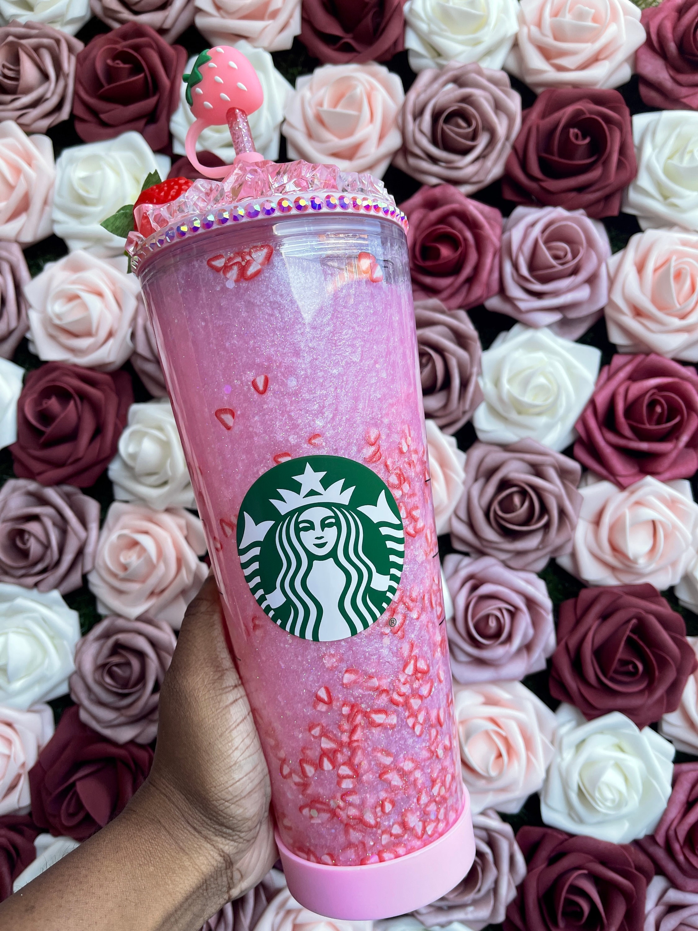 Starbucks Pink Drink Globe Tumblerstarbucks - Etsy