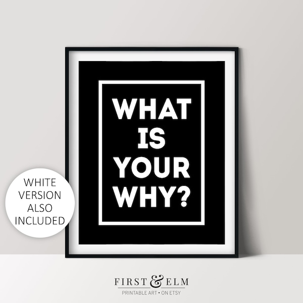 Remember Your Why Poster - Etsy