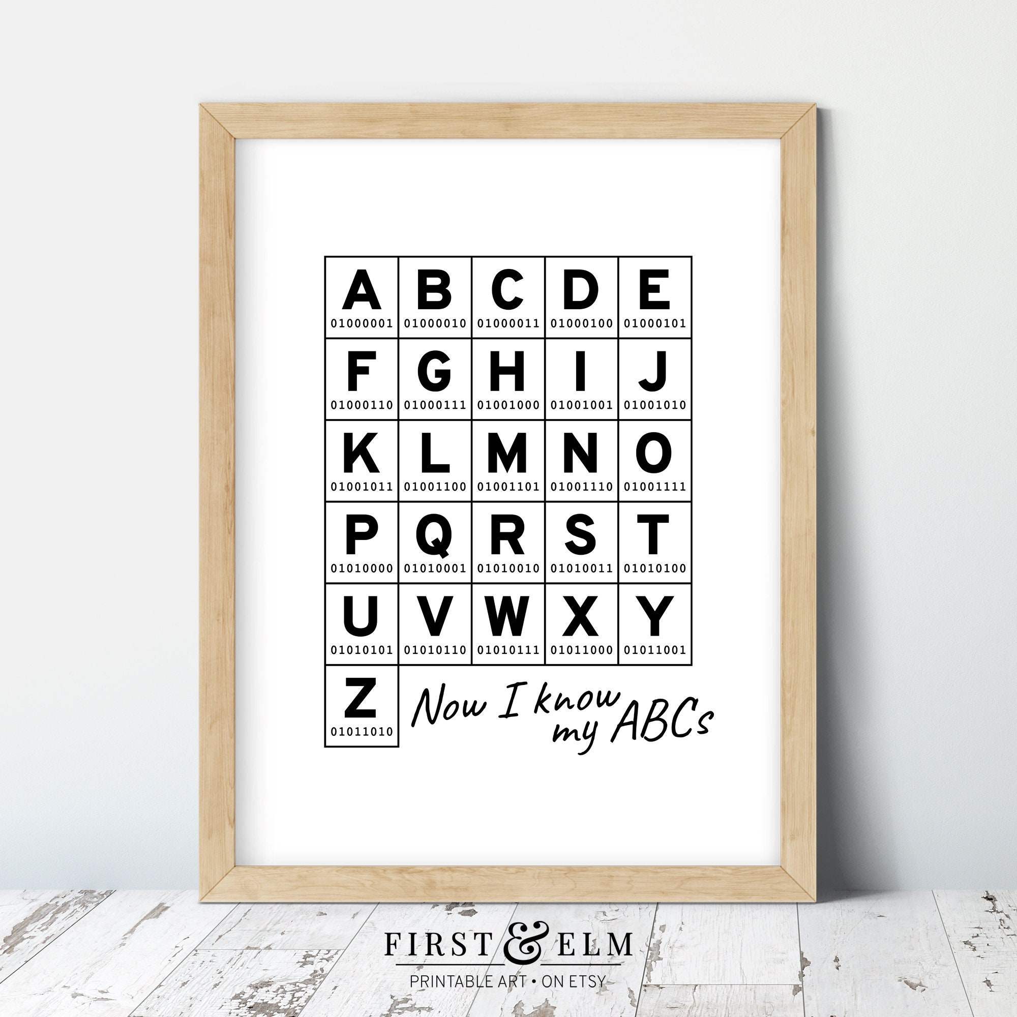 Set of 5 Computer Geek Posters, Nerdy Computer Science Office Décor ...