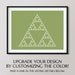 Sierpinski Triangle Fractal Art Print, Geometric Poster, Modern Science