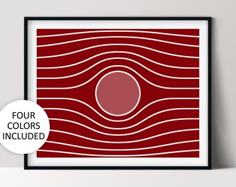 Bernoulli’s Principle Science Art Poster, School Classroom Decor, Physics Teacher Gift, Printable Nerdy Home Decor