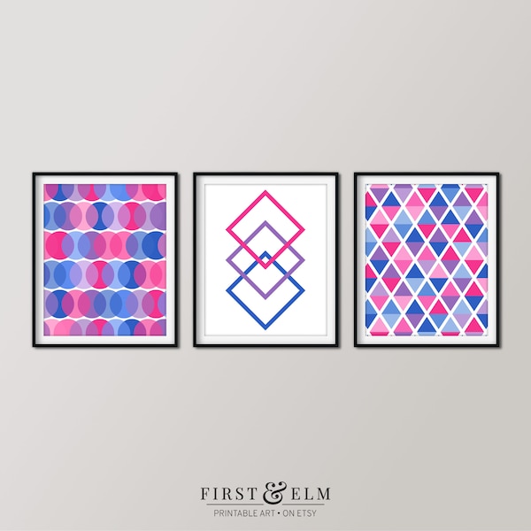 Wall Art Bisexual Print Etsy