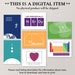 Nerdy Gallery Wall Set of 7 Prints Science and Math Art - Etsy